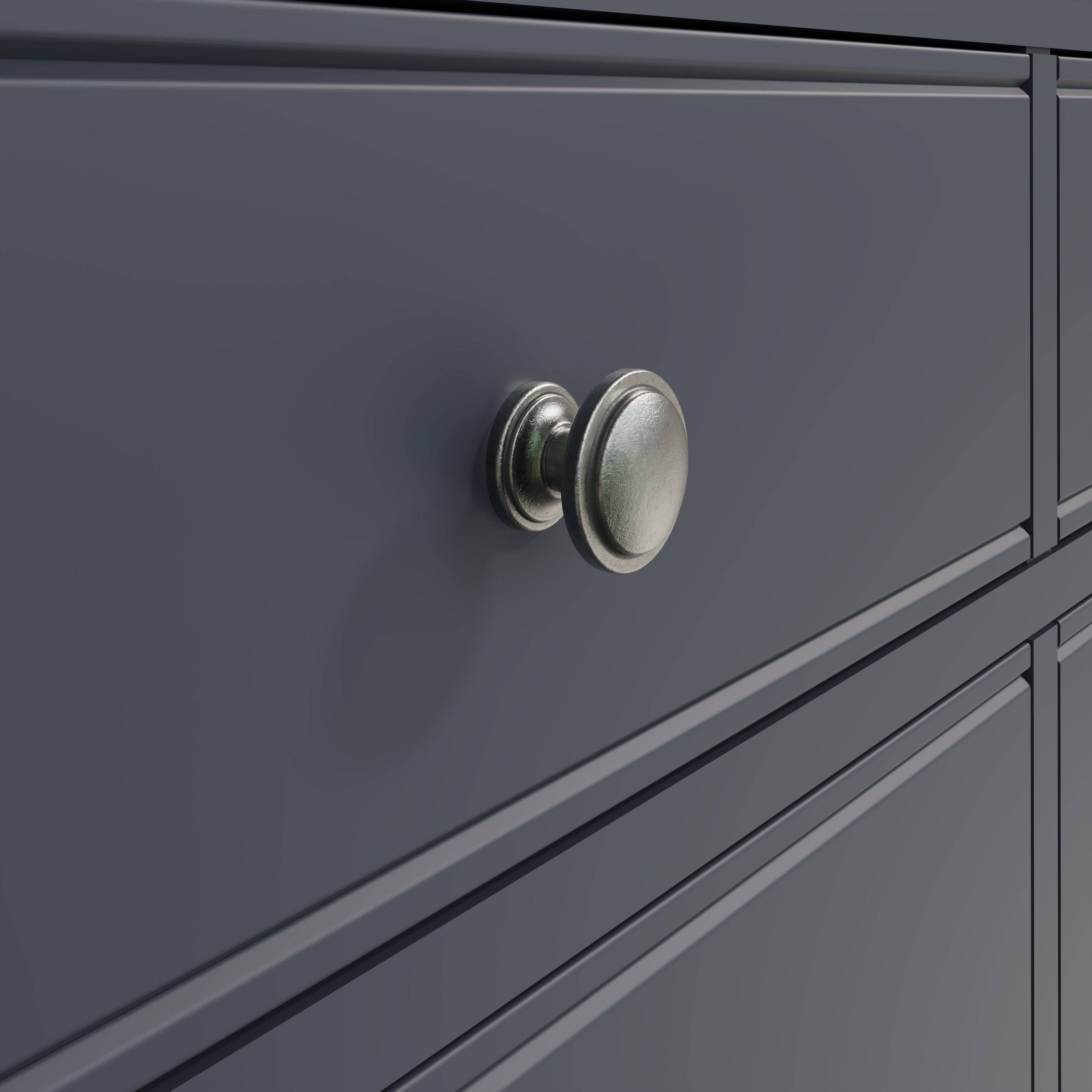 Starlight 6 Drawer Chest - Midnight Grey - BedHut