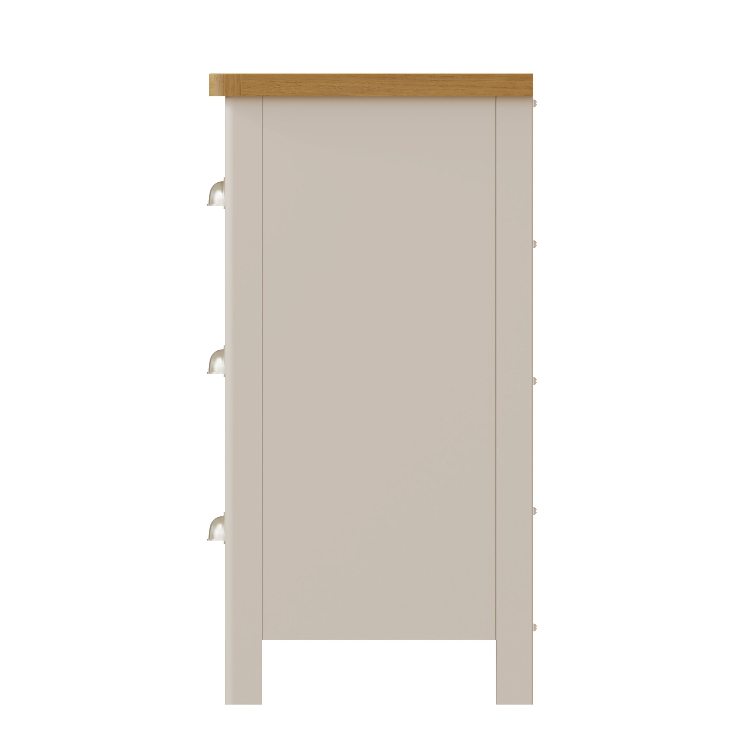 Stockholm 6 Drawer Chest - Dove Grey - BedHut