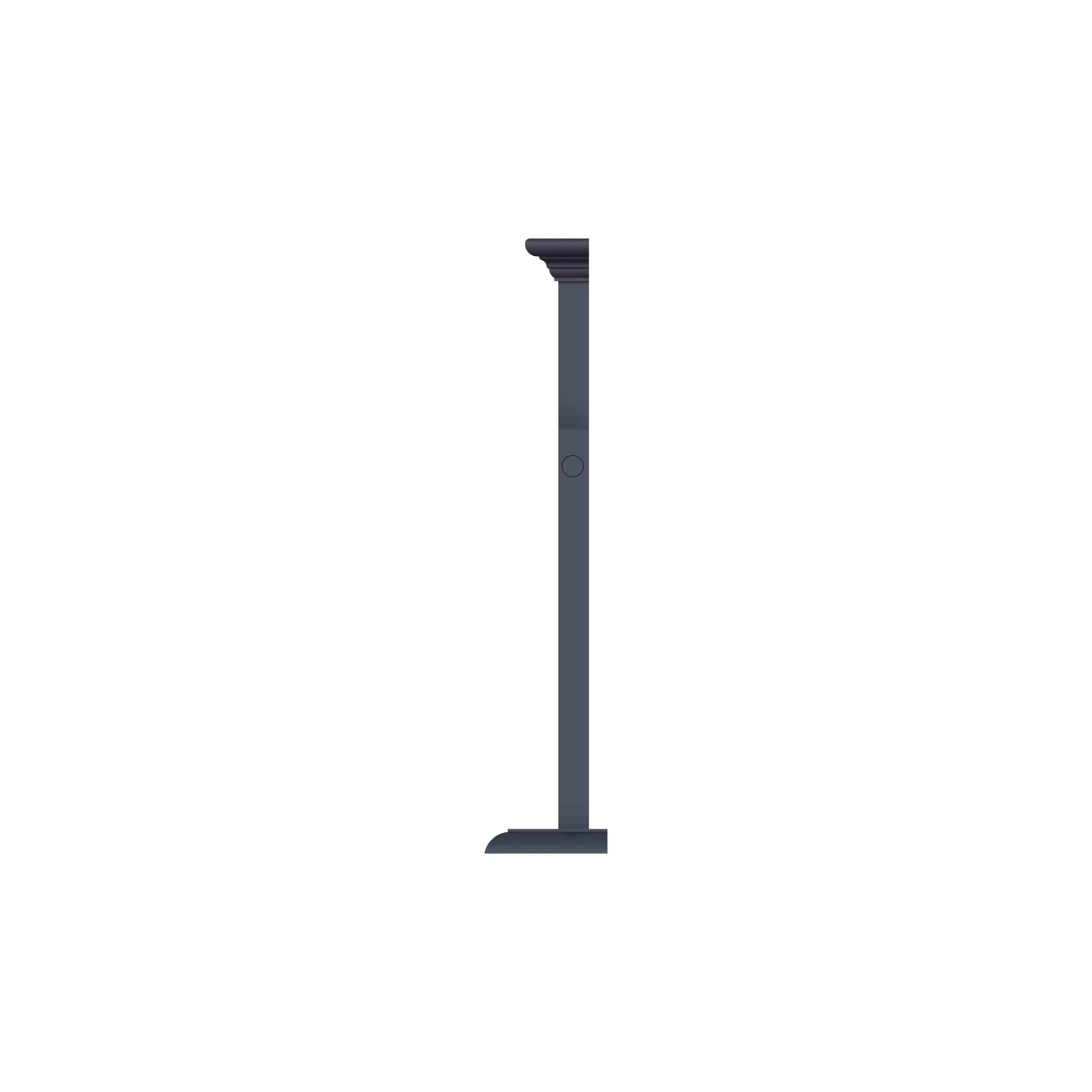 Starlight Trinket Mirror - Midnight Grey - BedHut