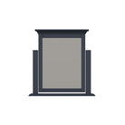 Starlight Trinket Mirror - Midnight Grey - BedHut