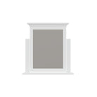 Starlight Trinket Mirror - White - BedHut
