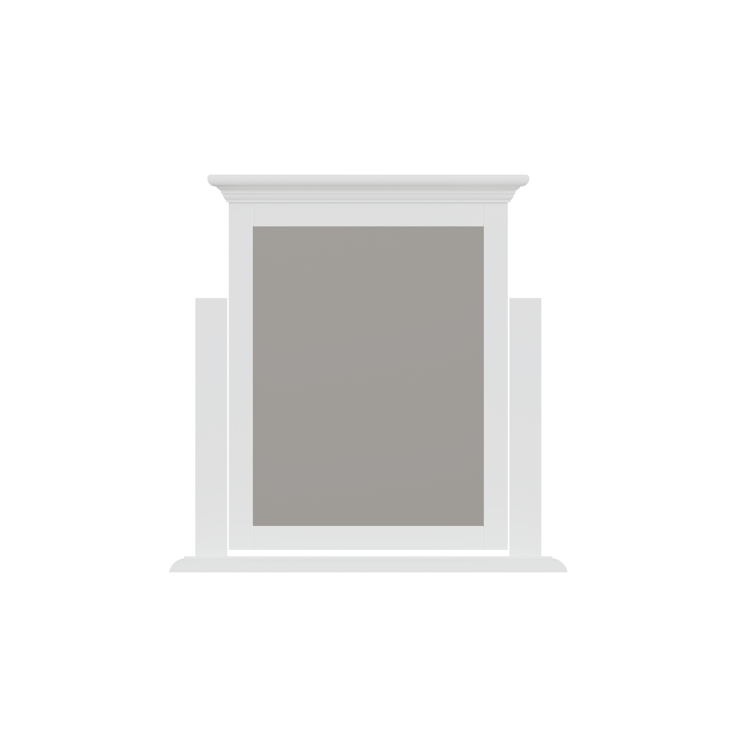 Starlight Trinket Mirror - White - BedHut