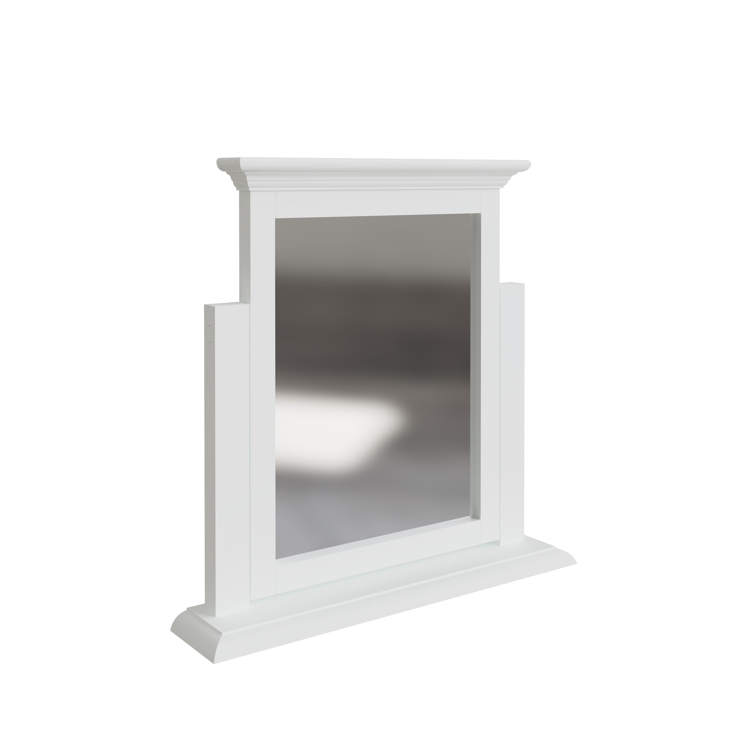 Starlight Trinket Mirror - White - BedHut