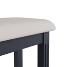Starlight Dressing Stool - Midnight Grey - BedHut