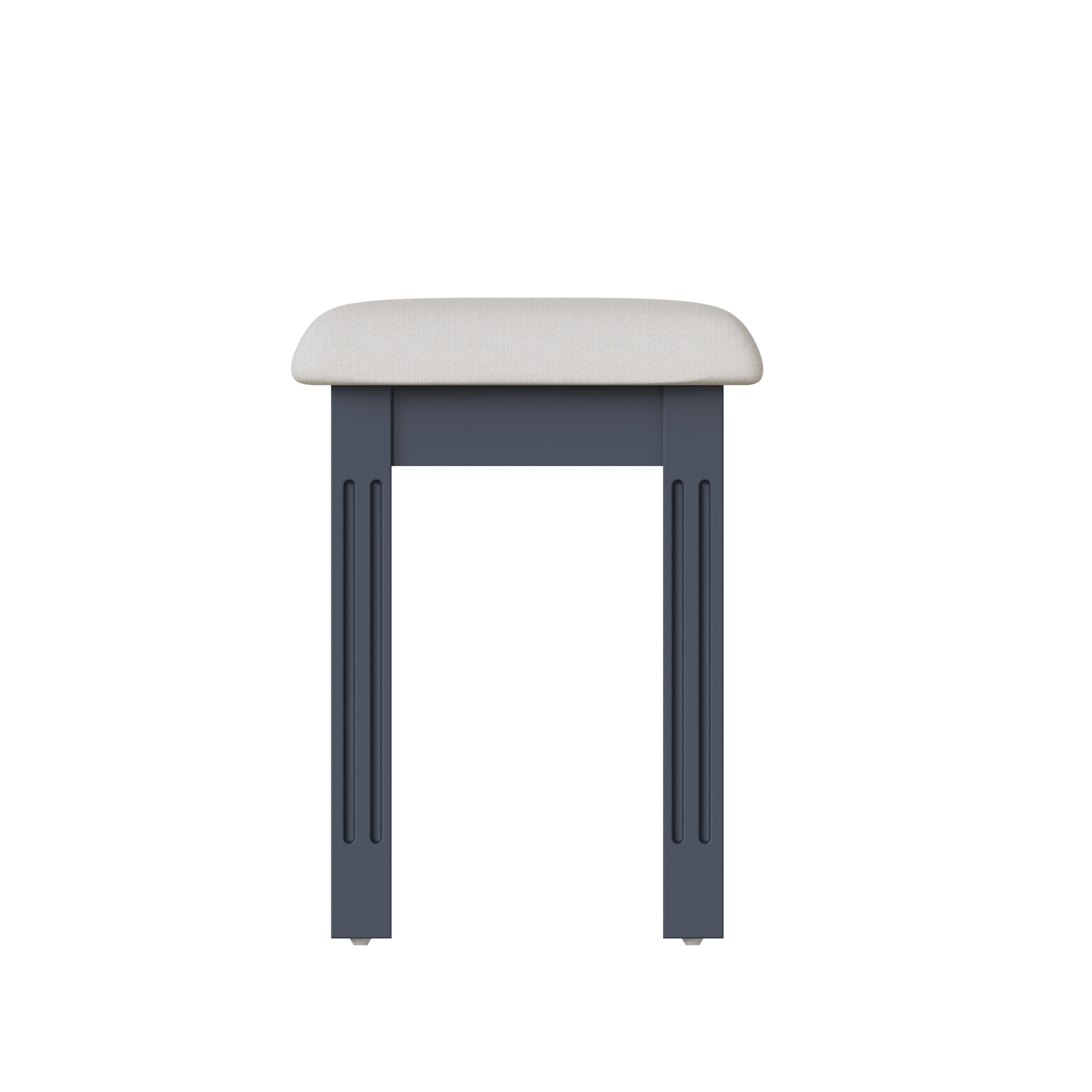 Starlight Dressing Stool - Midnight Grey - BedHut