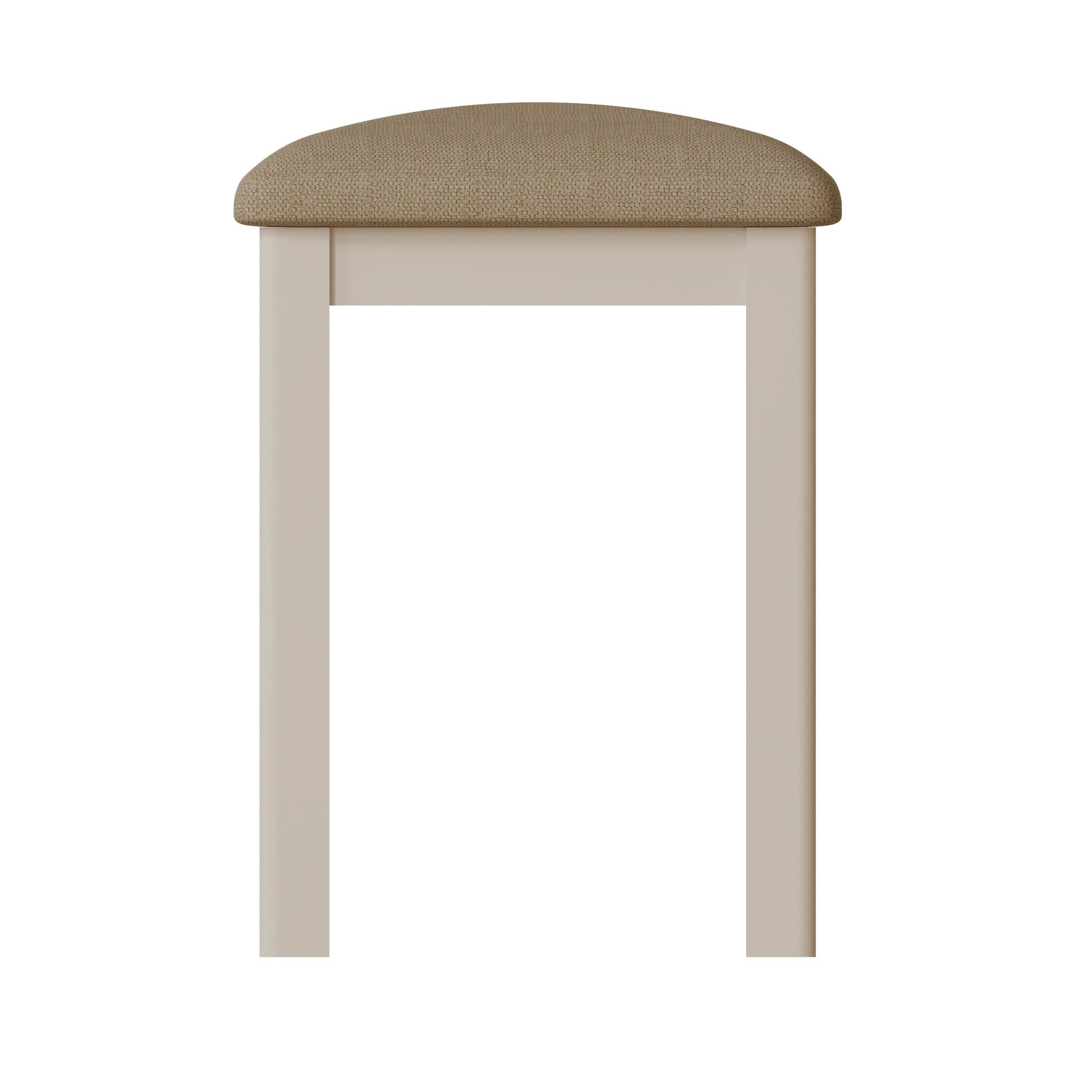 Stockholm Dressing Stool - Dove Grey - BedHut