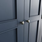 Atlantic 3 Door Wardrobe - Blue - BedHut