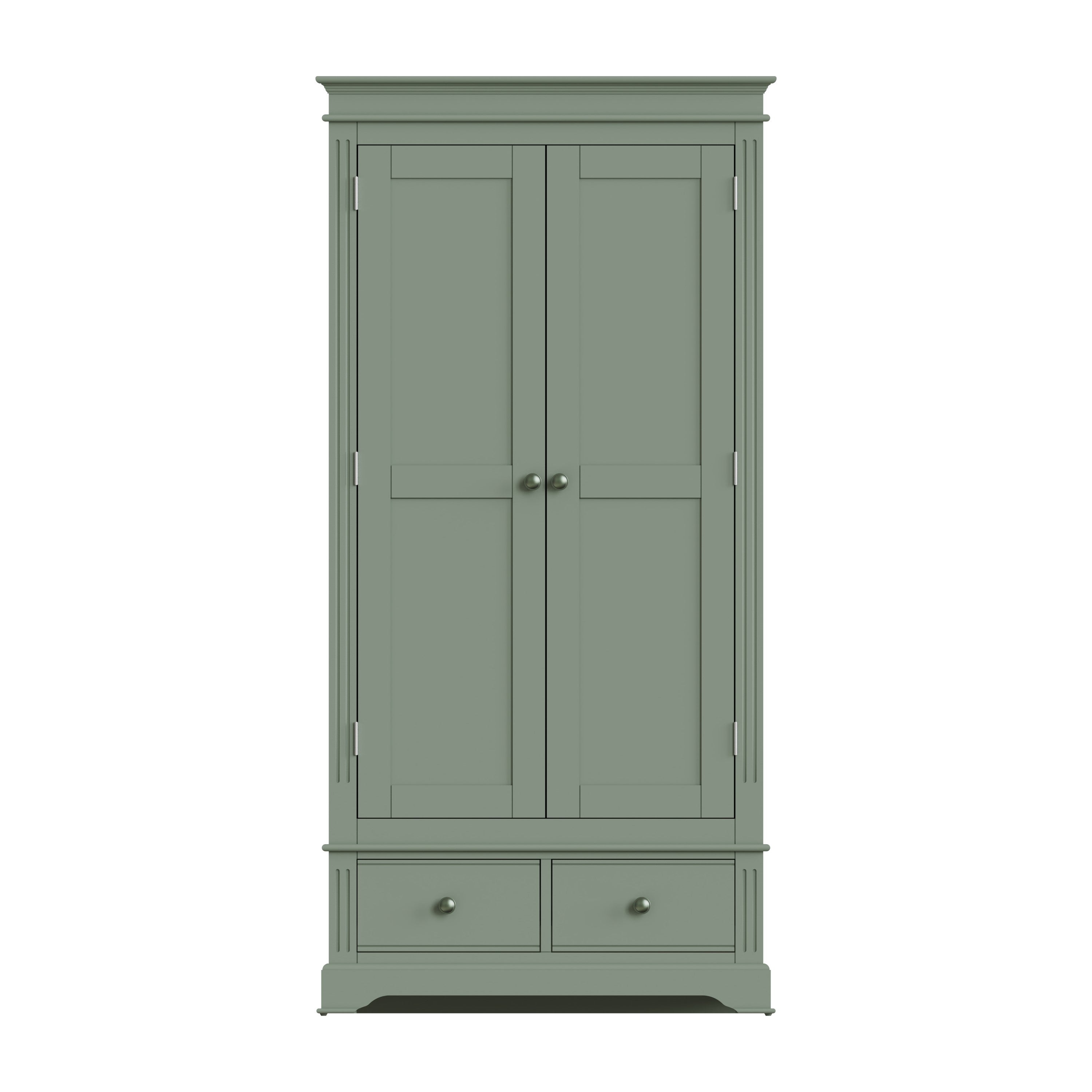 Starlight 2 Door Wardrobe - Cactus Green - BedHut