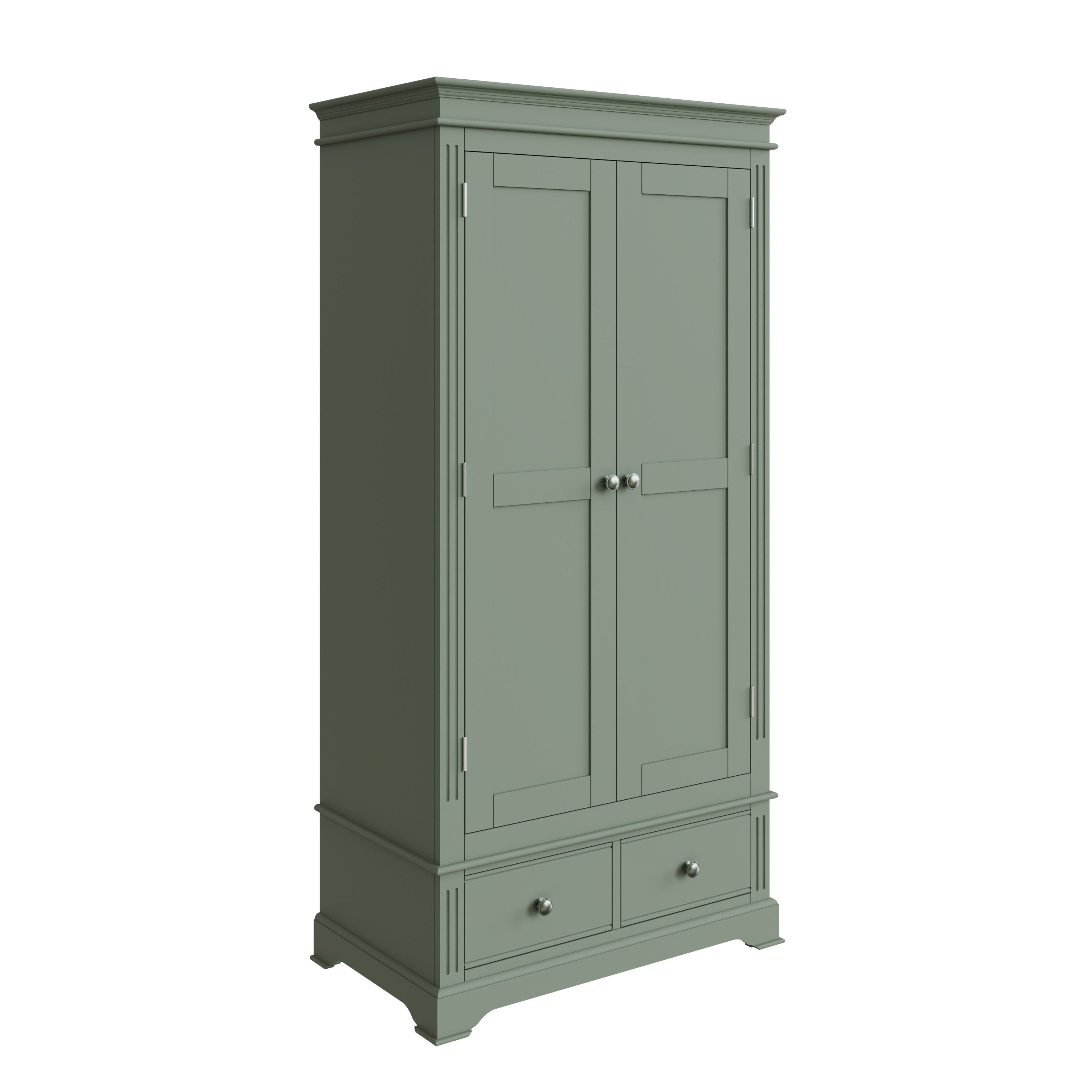 Starlight 2 Door Wardrobe - Cactus Green - BedHut