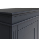 Starlight 2 Door Wardrobe - Midnight Grey - BedHut