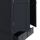 Starlight 2 Door Wardrobe - Midnight Grey - BedHut