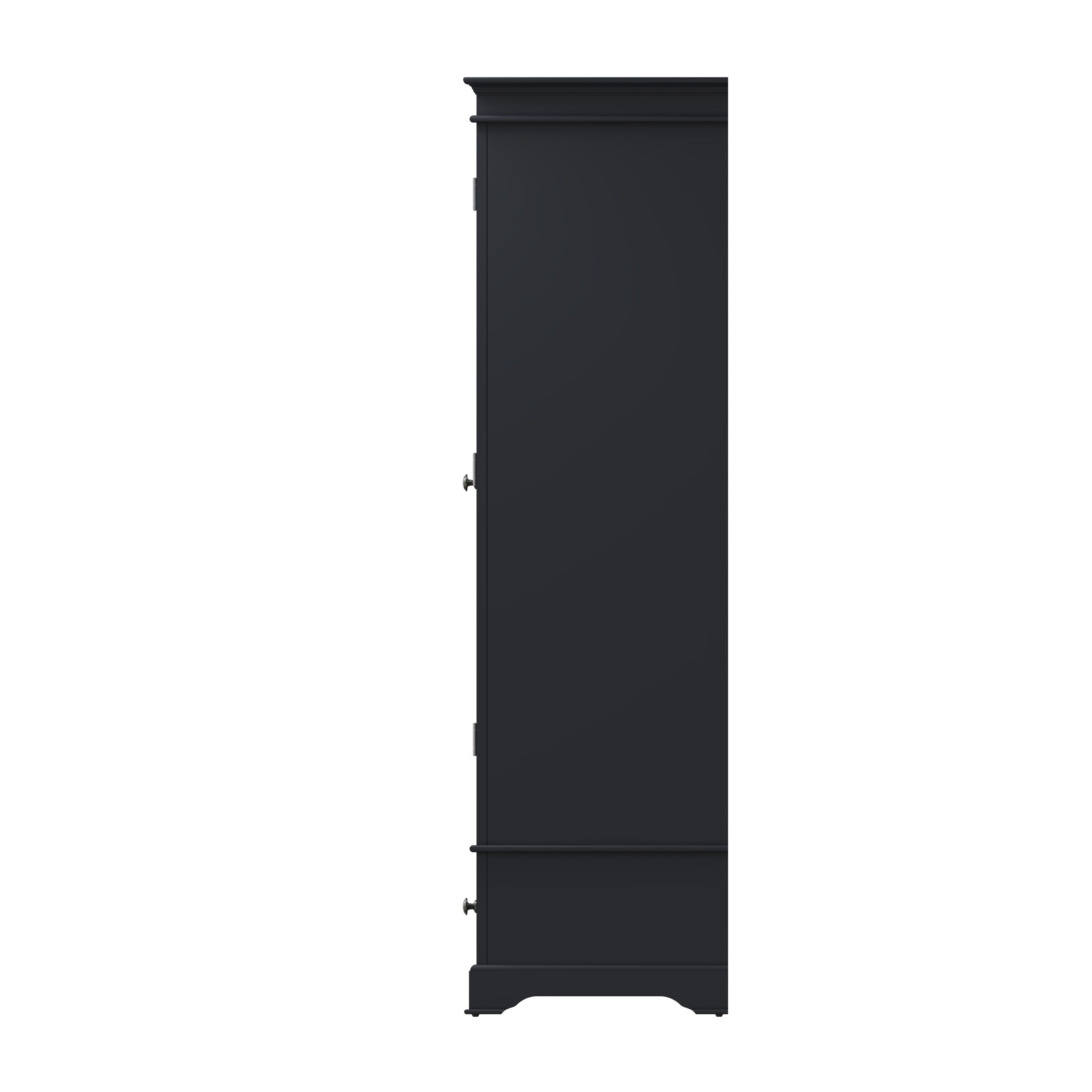 Starlight 2 Door Wardrobe - Midnight Grey - BedHut