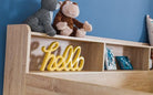 Orion Oak Wooden Storage Bunk Bed Frame 3ft Single - BedHut